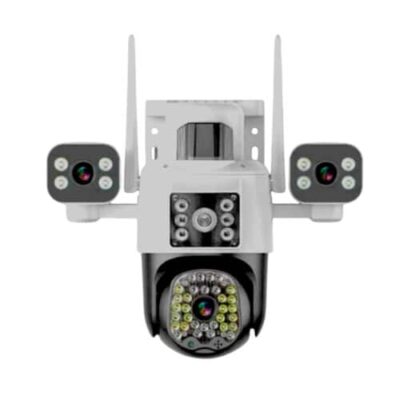 4-Lens 12MP PTZ Outdoor Security Camera O-KAM Pro