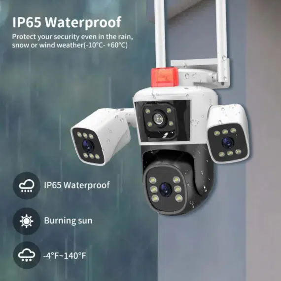 10X Zoom WiFi Outdoor Security Camera