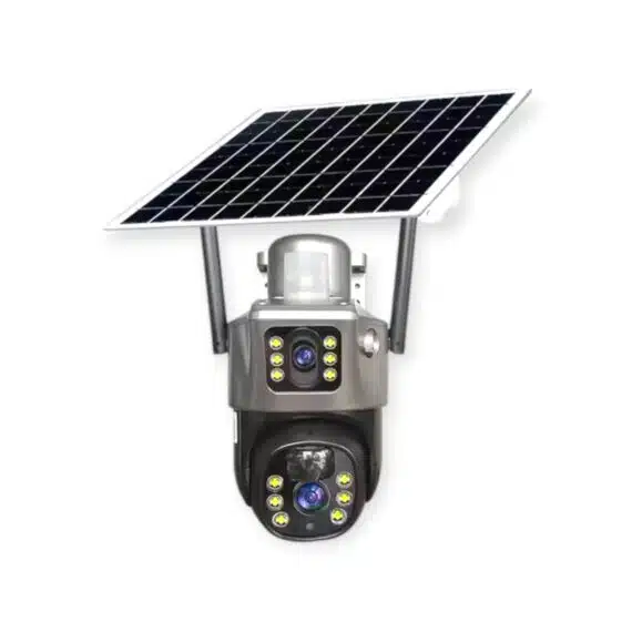 V380 Pro 4G Dual Lens Solar Camera 3MP+3MP