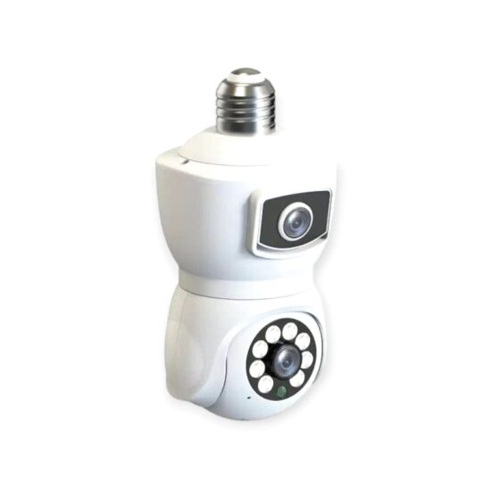 v380 dual lens bulb ptz camera