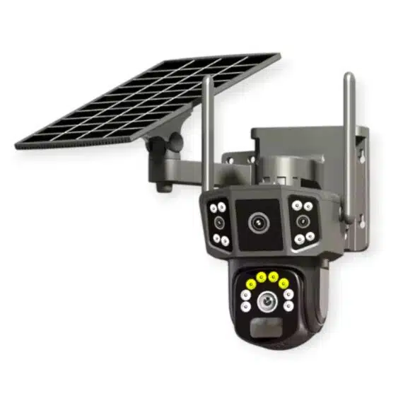v380 pro 4g solar camera 3 lens