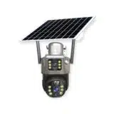 V380 WIFI Solar Camera Dual Lens Battery Backup 8MP