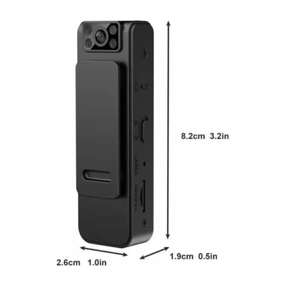 Mini FHD 1080P Night Vision Body Camera - Image 2