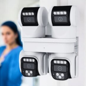 4 Lens 4 View 16 MP 4 PTZ WiFi CCTV