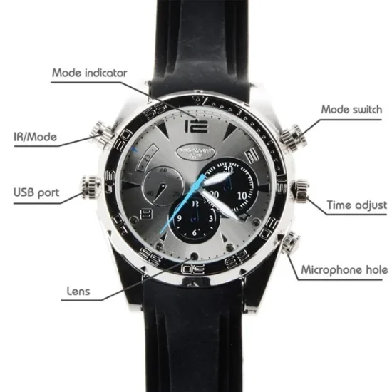 Night Vision Wrist Watch HD Spy Camera