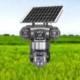 3 Lens Solar Security Camera – 4G SIM Support