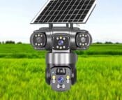 3 Lens Solar Security Camera – 4G SIM Support