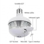 V380 Max 360 Degree 2K HD 3MP WiFi Bulb Camera - Image 2